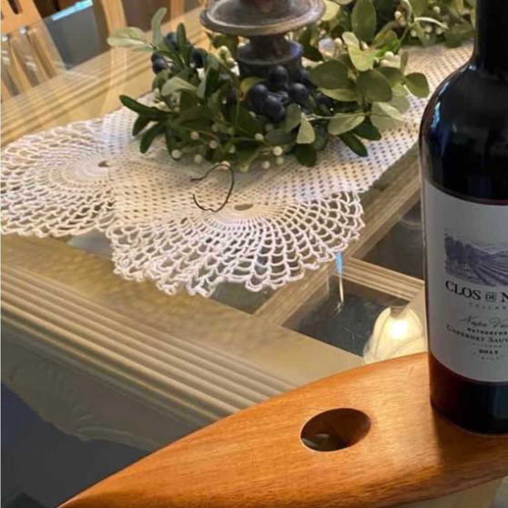 VINTAGE Wine Bottle Server Balancing Holder c 1984 NEW IN BOX - Picture 4 of 5